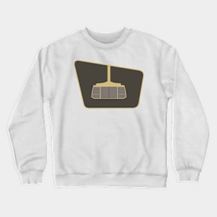 Ski Tram National Park Sign Crewneck Sweatshirt